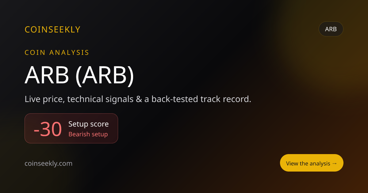 Arbitrum (ARB) — Price, Signals & Technical Analysis | CoinSeekly